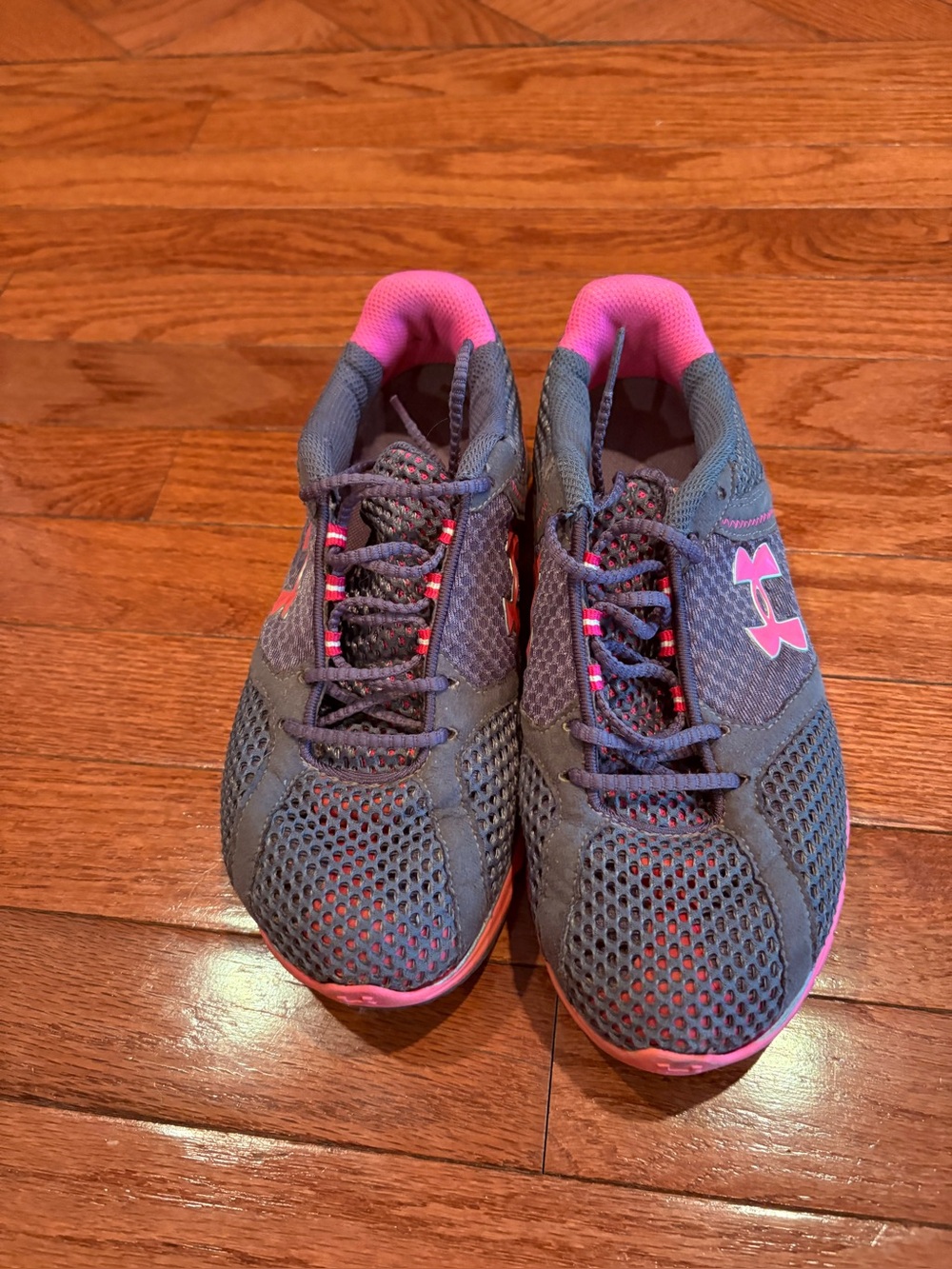 Under Armour Women’s Gray and Pink Athletic Running Shoes